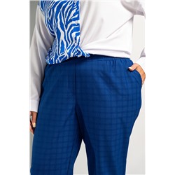 Брюки РБ-651 клетка синяя