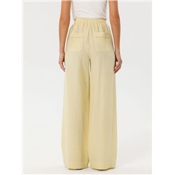 Брюки на эластичном поясе в цвете лайм