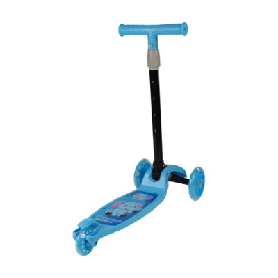 Самокат 3-х колесный SCOOTER Слоник / 603 /уп 12/ синий