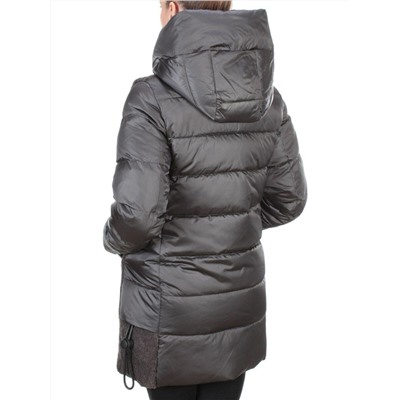D6816 DARK GRAY Куртка зимняя женская  KARERSITER (200 гр. холлофайбера)