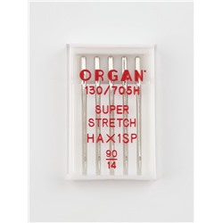 Иглы для бытовых швейных машин, для супер-стрейч, №90/14, 5 шт.