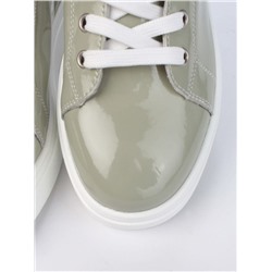 05-HY21-5D GRAY GREEN Кроссовки женские (натуральная кожа)