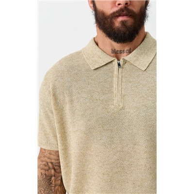 Футболка лен F111-07LN l.beige