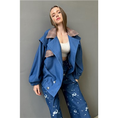 Жакет женский  DENIM075/01/Синий