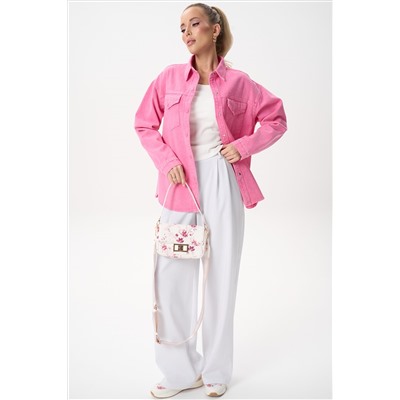 Рубашка Мишель (малиновый)