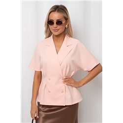 Жакет с короткими рукавами персикового цвета Абелия №2