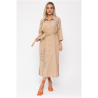 Платье Мирослава (бежевое) П15469-7М