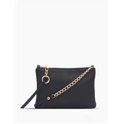 Женская кожаная сумка Richet 2480LNG 376 Черный