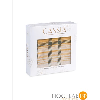 CASSIA ТРАБЗОН коричн Плед 130x180, 1 пр., 60% хл., 40% акрил