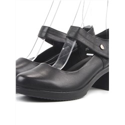 06-DHL104-D1 BLACK Туфли женские (натуральная кожа)