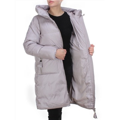 2119 LIGHT GREY Пальто зимнее женское MELISACITI (200 гр. холлофайбера)