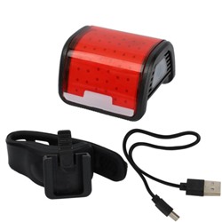 Фонарь задний COMIRON "RAGE" свет LED 270lm; Аккум 250mAh, 72 светодиода. Вес 27гр. /уп240/