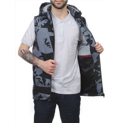 2122 GRAY Жилет мужской (100 гр. синтепон)