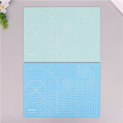 Резиновый мат для творчества, цветной А4, МИКС