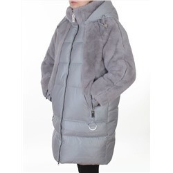 8368 GRAY Куртка зимняя женская (200 гр. холлофайбер)