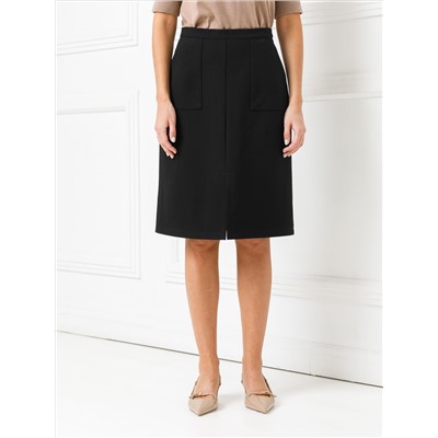 Юбка чёрная трикотажная