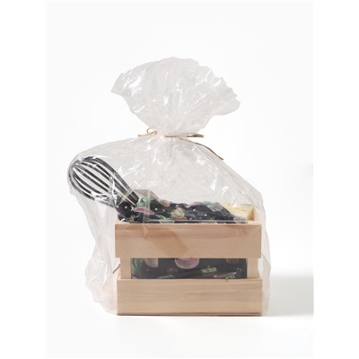 Кухонный набор «Этель» Home cooking: полотенце, варежка-прихватка, лопатка, венчик, губка