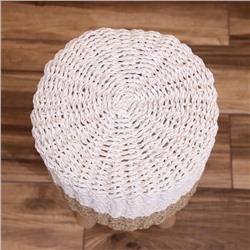 Табурет плетёный, 33×33×50 см