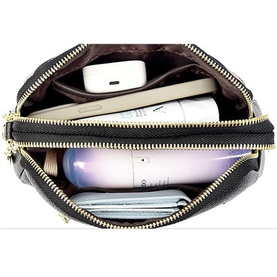 KAIDIFEINIROO Сумка женская с двумя ремнями  8757