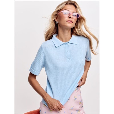 Поло SANTORINI, Голубой