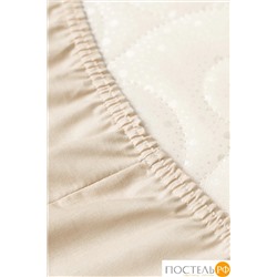 DOME ИЗАМАЛИ Простыня на резинке 160х200х25, 1 пр, хл.