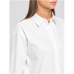 Блузка белая с потайной застёжкой