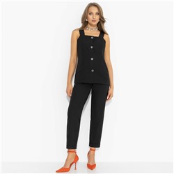 Жилет с поясом, Возьми паузу (чёрный, с поясом)