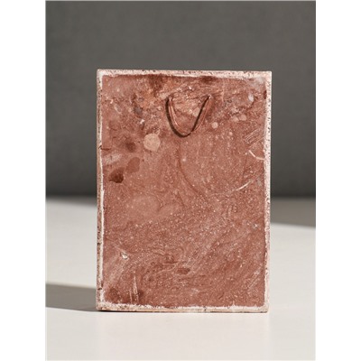 Икона «Николай Чудотворец», с подвесом, 12×9×2 см, гипс, роспись