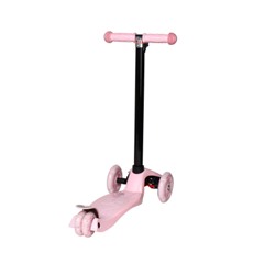 Самокат трехколесный от 3-х лет Yeenot Kids GT4108, до 50кг, вес 2.3кг, свет. колёса PU 116мм ABEC7, розовый, БК/уп10/ АКЦИЯ!