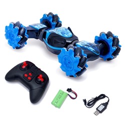 УЦЕНКА Машина-трансформер «Вездеход», полный привод, движение во всех направлениях, цв. синий 785912