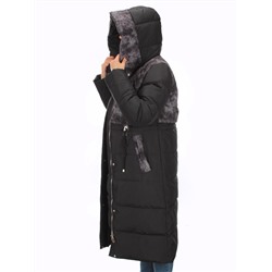 THD-608YC BLACK Пальто зимнее женское (био-пух)