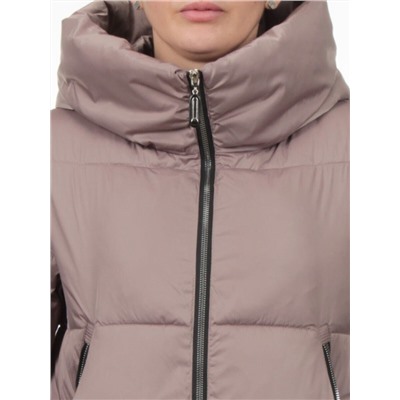 868 BEIGE Пальто зимнее женское (170 гр. холлофайбер)