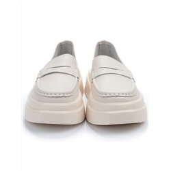 03-PDE31-1 BEIGE Лоферы женские (натуральная кожа)