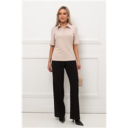 Блуза трикотажная бежевого цвета Вербена №2