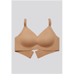 Бюстгальтер без косточек с 3D-фиксацией, цвет бежевый
