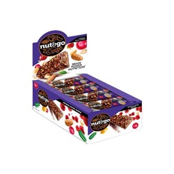 «Nut&Go», батончик Миндаль, арахис, клюква, 50 г (упаковка 18 шт)