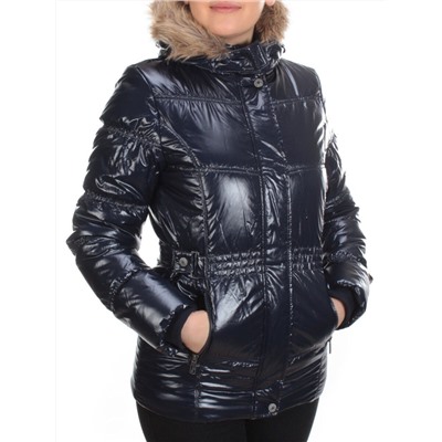 B-53 DARK BLUE Куртка зимняя облегченная женская NO NAME (100 гр. холлофайбер)