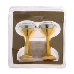 УЦЕНКА Держатель для штор Kd=001, однорожковый, цвет золото