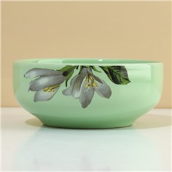 Тарелка суповая керамическая Lemon flowers, 550 мл, d=14.5 см