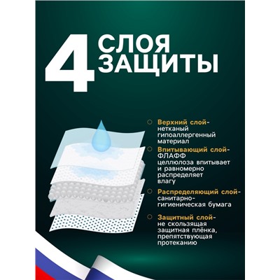 Пеленки впитывающие "ПИЖОН" для животных целлюлозные, 60 х 40 см (в наборе 30 шт)