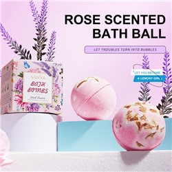 Бомбочка для ванны ароматическая с натуральными экстрактами Sadoer, 100 гр.