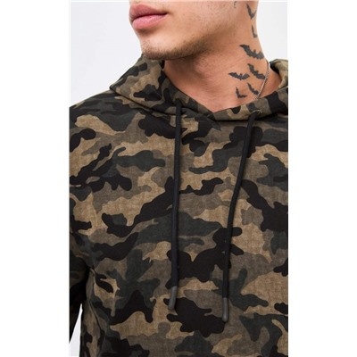 Толстовка F411-0590 khaki camo