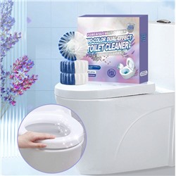 Таблетки очищающие для сливного бачка унитаза ЛАВАНДА, набор 4 шт. по 50 гр.