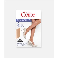 CONTE TENSION 20 (2 пары) Гольфы женские