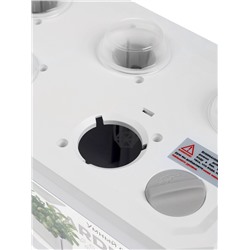 Умный сад RED SOLUTION G06, на 6 растений, 15 Вт, 2.5 л, до 40 см, сенсорное управление, белый