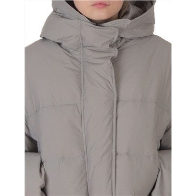 9518 GRAY Куртка пуховая зимняя женская (пух)