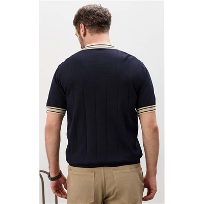 Поло P611-1537 d.blue