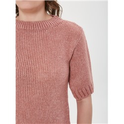 Джемпер вязаный с короткими рукавами