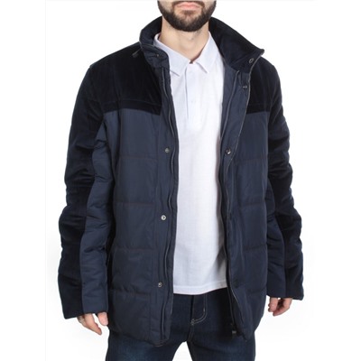 J8201B PURPLISH BLUE Куртка мужская зимняя NEW B BEK (150 гр. холлофайбер)