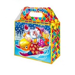 Дед Мороз на снегоходе